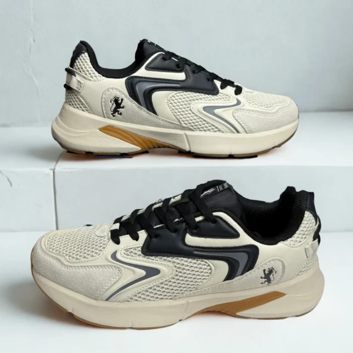 Leather & Linen fabrics sneakers - Image 6
