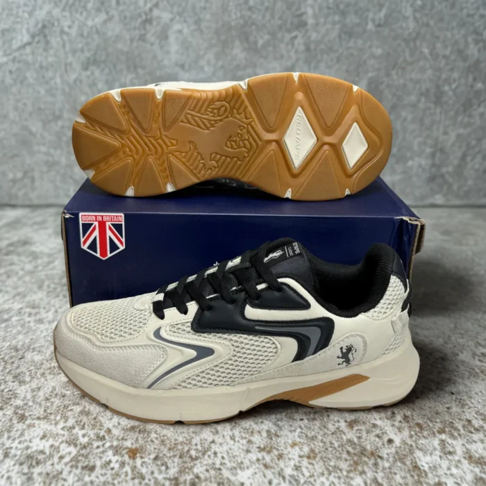 Leather & Linen fabrics sneakers - Image 7