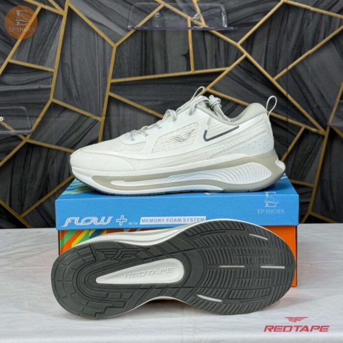 Redtape Running Shoes for Man Shoes (White/Gray) - Image 2