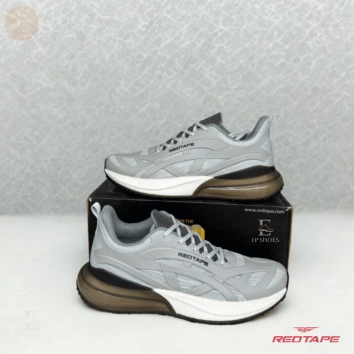 Redtape Running Shoes For Men (Grey) - Image 3